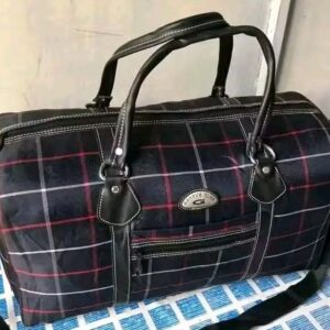 Checked Travelling Bag