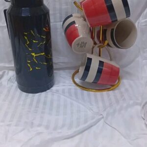2 litres flask and 6 ceramic cups Kshs. 1550