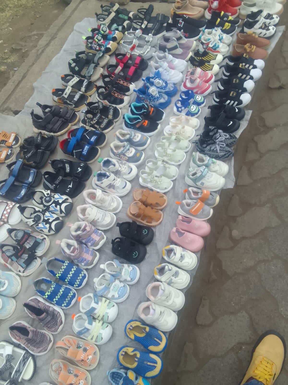 Kids Open Shoes each Kshs 700