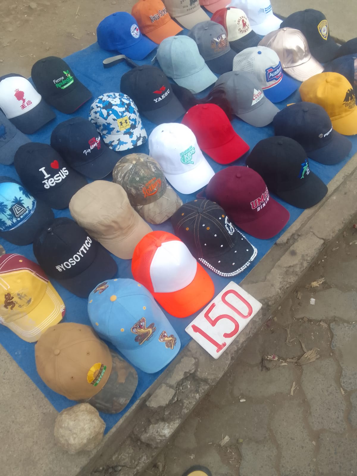 Mtumba caps each Kshs 150