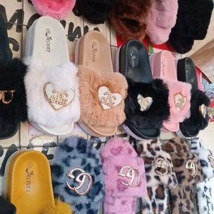Fashionable Fluffy Sandals