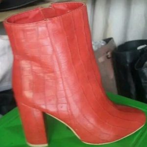 Ladies' Heeled Leather Boots each Kshs 1400