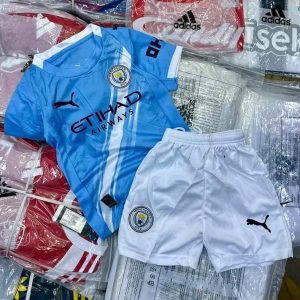 Kids Manchester City Haaland Jersey & Shorts Set – ETIHAD AIRWAYS Kshs 1200