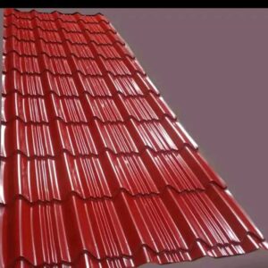 Glazed Tile (Versatile) Color Maroon Glossy Coated Iron Sheet Gauge 30 Kshs 700 and Gauge 28 Kshs 800