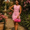 Ladies Front Button Dress