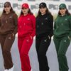 3 Piece Set Ladies/Women's Pullover Hoodie, Sweat Pant and a Cap each Kshs 1500
