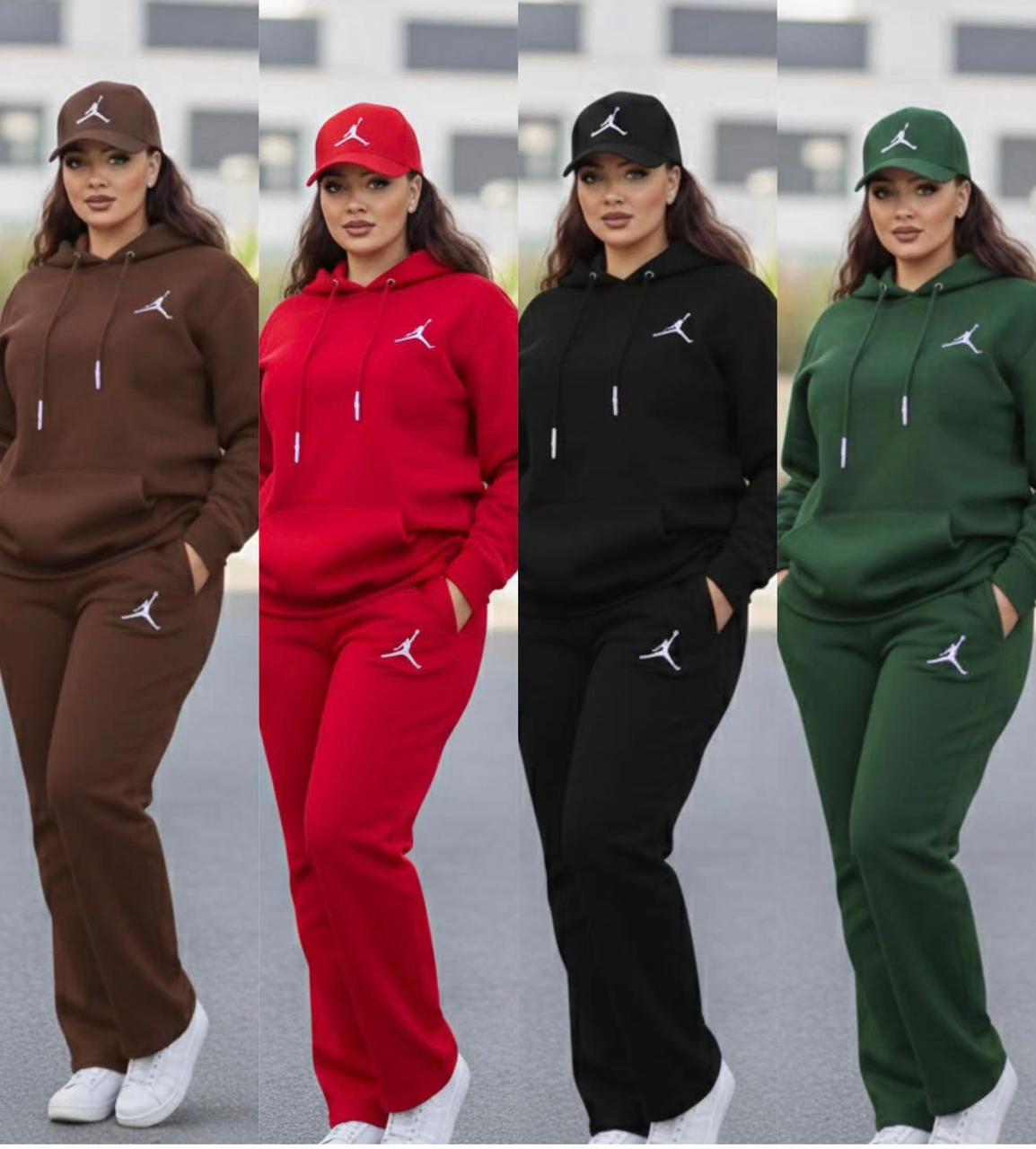3 Piece Set Ladies/Women's Pullover Hoodie, Sweat Pant and a Cap each Kshs 1500
