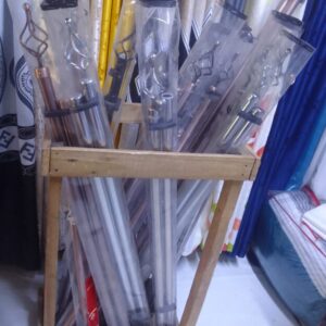 2m Double rod Kshs 1500($11.58)2m Single rod Kshs 900($6.95) 3m Double rod Kshs 1300($10.04) 3m Single rod Kshs 1100($8.49)
