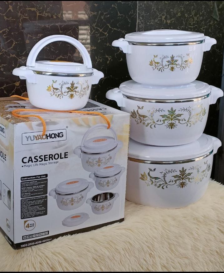 4 pcs Casserole Bowls Kshs 4500