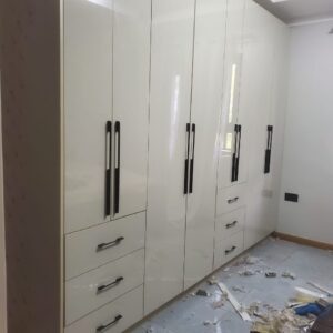 3m by 8ft wardrobe done by executive glossy finish Kshs120000